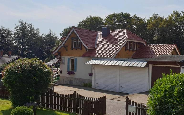Ferienhaus für 30 Personen, mit Balkon und Terrasse sowie Garten und Ausblick