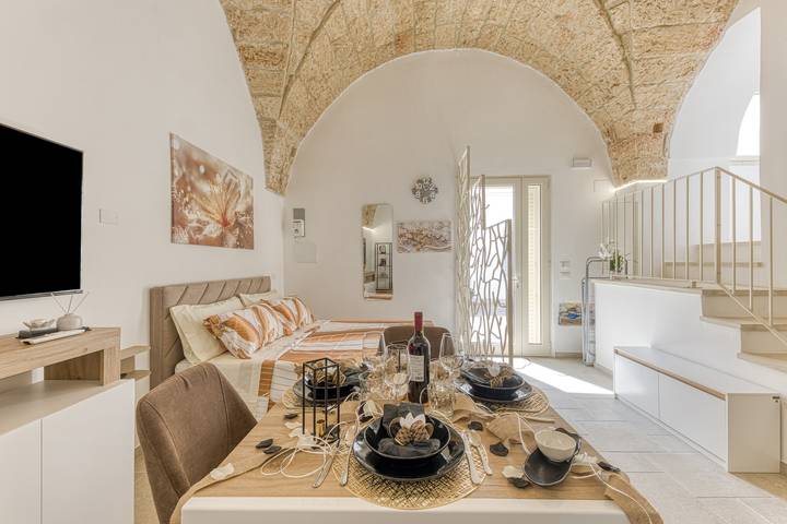 Hel lejlighed, Ferielejlighed for 3 personer med balkon in Specchia, Taranto-bugten