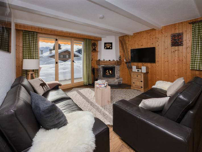 Gîte pour 4 personnes, avec terrasse et jardin à Verbier