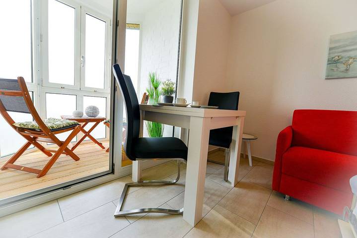 Ferienwohnung für 2 Personen, mit Balkon/Terrasse und Sauna sowie Balkon in Sahlenburg - 4
