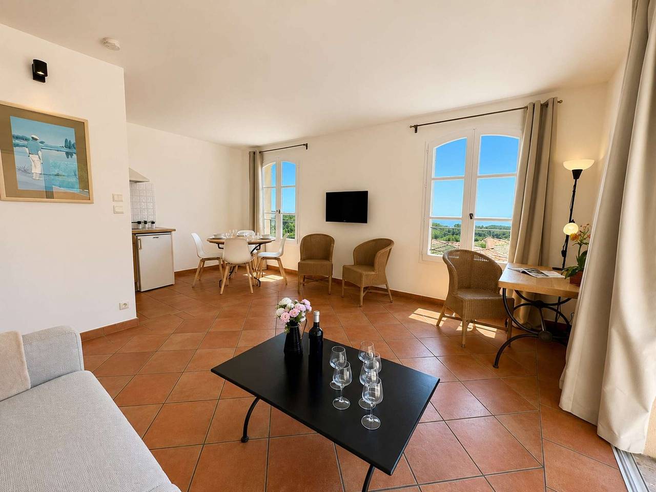 Appartement entier, Appartement climatisé vue mer - 6 pers. in Saint-Cyr-sur-Mer, Côte méditerranéenne (France)