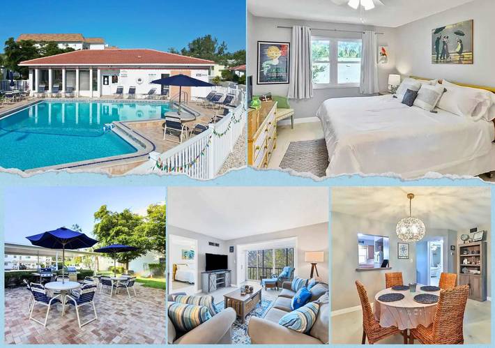Vacation rental for 5 people, with pool and garden, child-friendly in Siesta Key