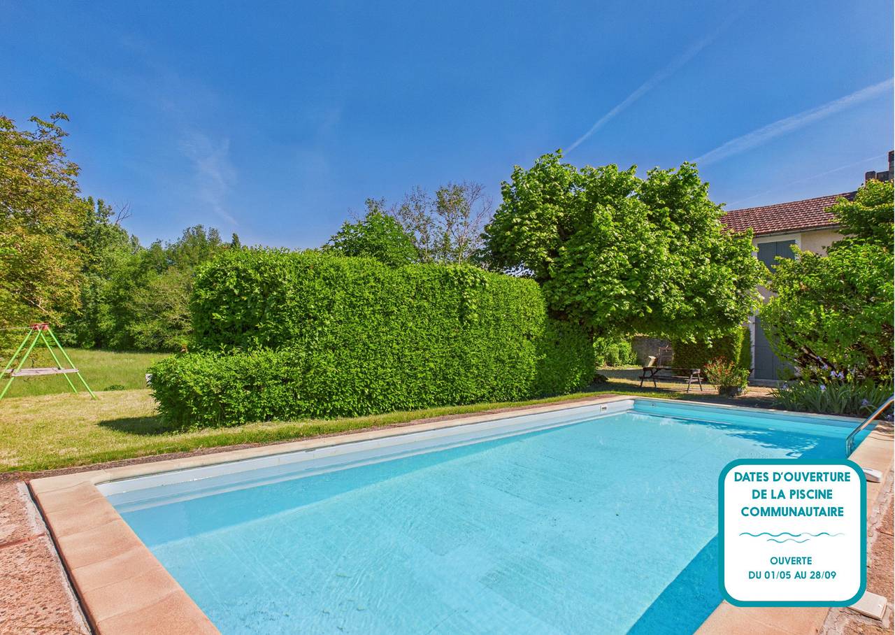 Piscine et domaine arboré partagés - maison pour 4 in Montignac, Périgord Noir
