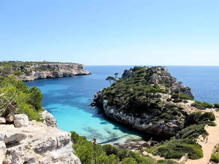 Finca für 4 Personen, mit Pool und Garten in Es Llombards