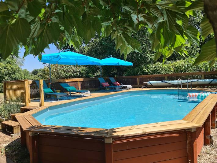 Gîte pour 2 personnes, avec Jardin et Piscine en Charente-Maritime