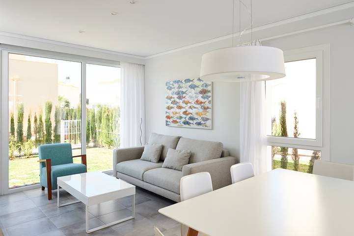 Bungalow für 5 Personen, mit Pool und Terrasse sowie Garten in Oliva - 2