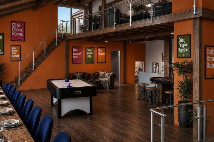 Ferienhaus für 18 Personen, mit Whirlpool und Balkon sowie Sauna in Weilheim in Oberbayern