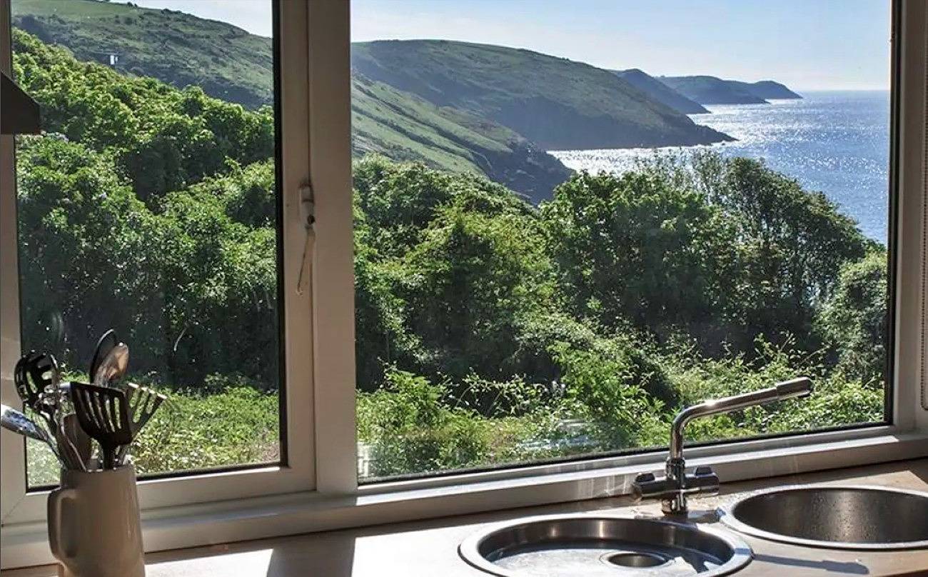 Beach Cove in Freshwater East, Pembrokeshire
