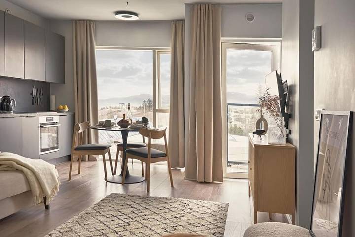 Vakantiewoning voor 4 personen, met balkon en uitzicht in Reykjavik