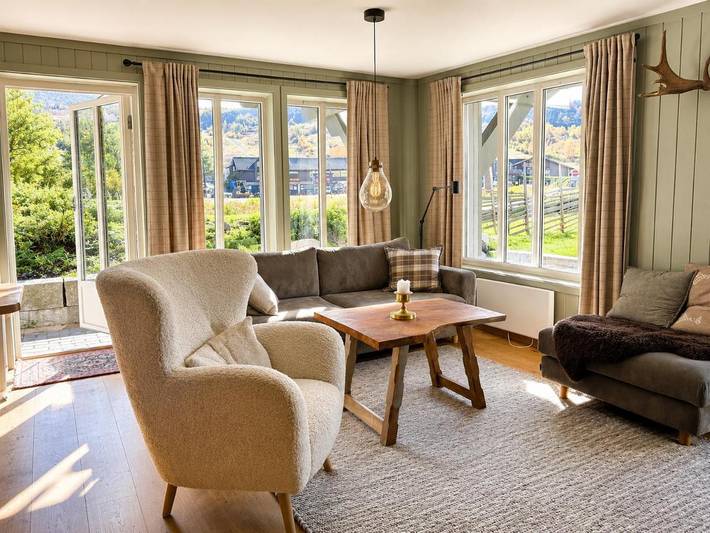 Ferienwohnung für 6 Personen, mit Ausblick und Terrasse