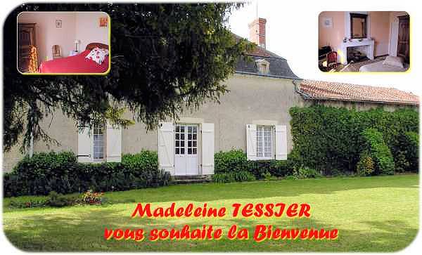 Gîte pour 8 personnes, avec jardin, animaux acceptés à Braslou