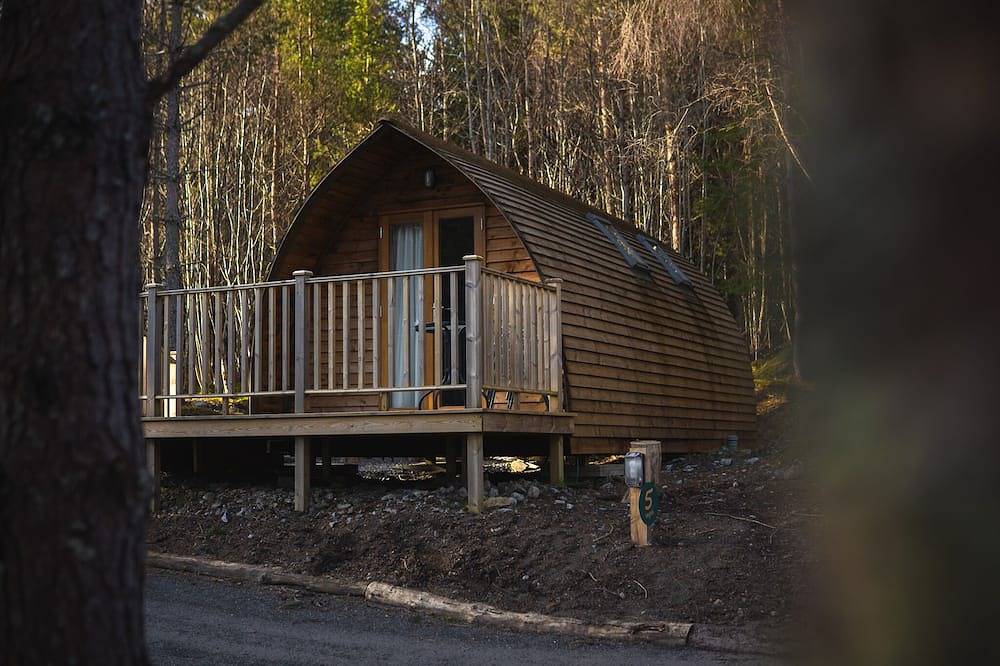Woodland Escape in a Cosy Glamping Cabin in Lecht, Moray