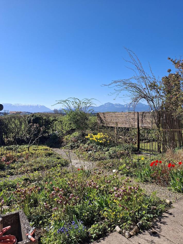 Ferienwohnung für 4 Personen, mit Terrasse und Garten in Laufen