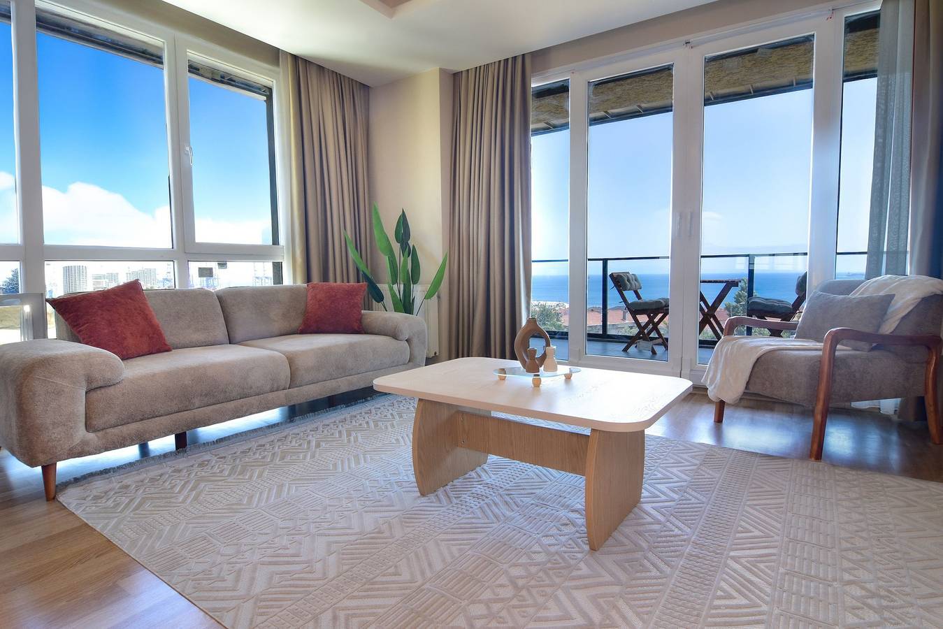 Appartement entier, Full sea view Duplex apartment in Beylikdüzü, Région de Marmara