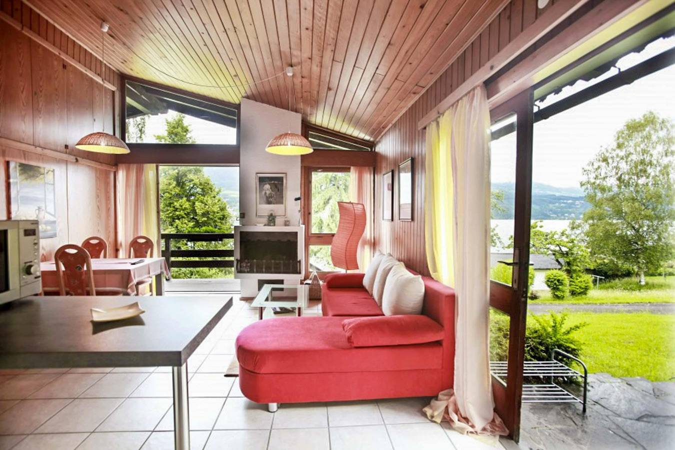 Geheel vakantieappartement, Vakantiehuis, bad, Wc, 2 slaapkamers in Seeboden, Bezirk Spittal an der Drau