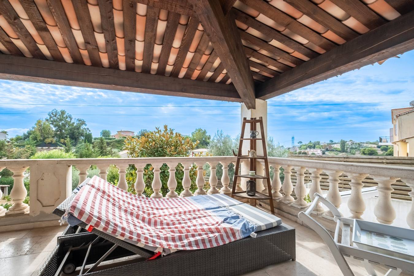 Gästezimmer 'Proche De Nice' mit Meerblick, Wlan und Klimaanlage in La Gaude, Cannes und Umgebung