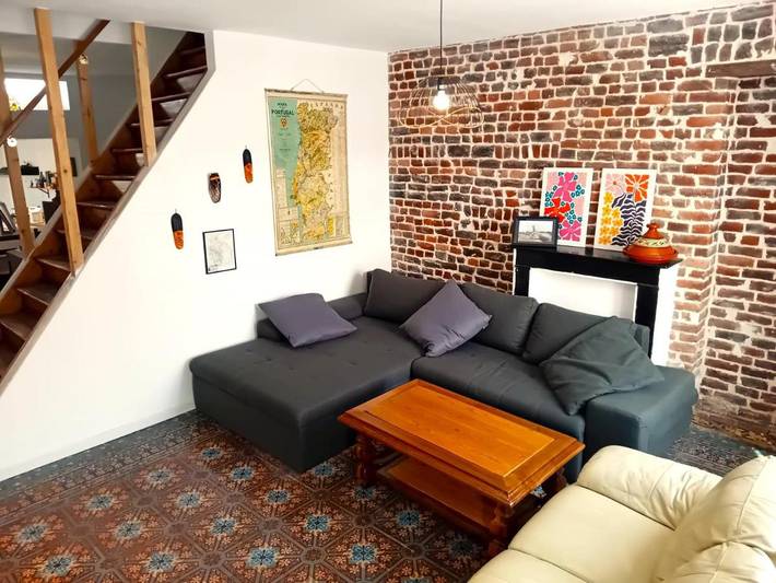 Location de vacances pour 3 personnes, avec vue à Hautmont