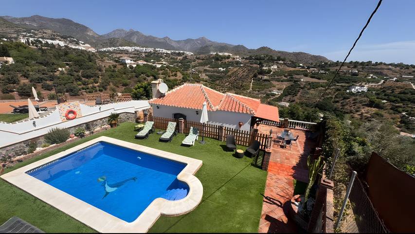 Apartamento para 6 personas, con jardín, Familias con niños en Frigiliana