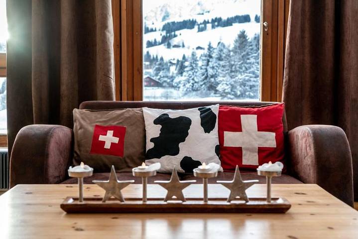 Hôtel Le Relais Alpin - Doppelzimmer in Les Mosses, Ormont-Dessous