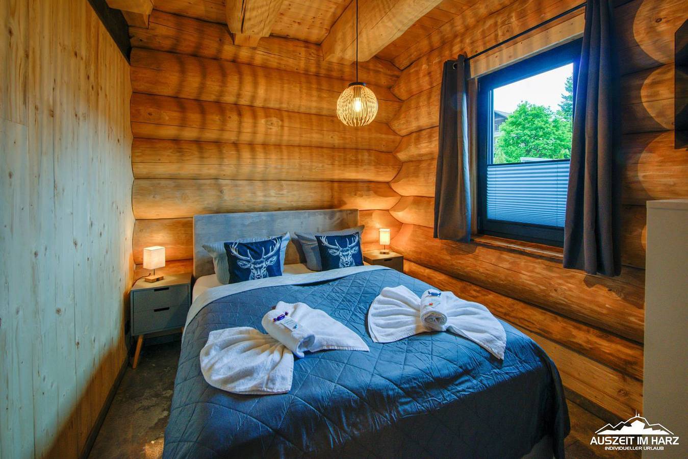 Haus 9 Blockhaus mit 3 Schlafzimmern und Sauna in Braunlage, Harzvorland