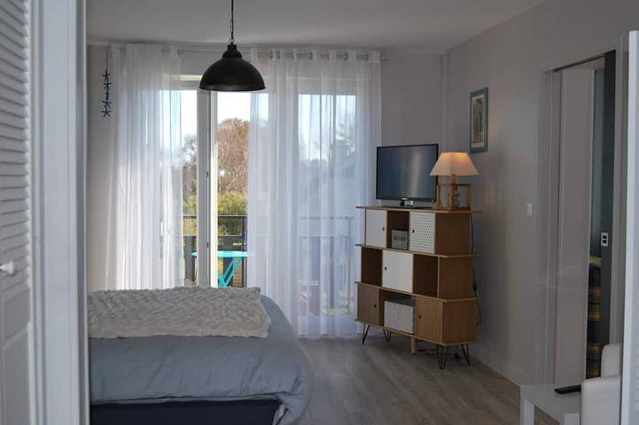 Appartement entier, Grand F2/Parking/Pte résidence privée /Mer à 300 Mètres-Plages Du Debarquement- in Asnelles, Côte de Nacre