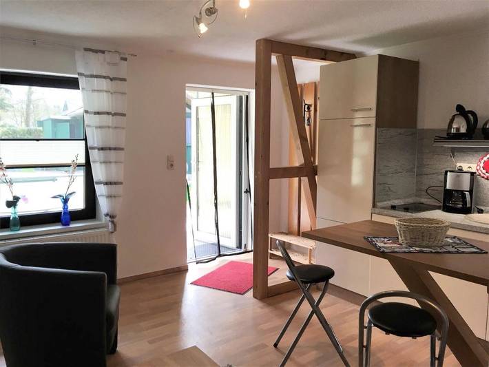 Ferienwohnung für 2 Personen, mit Terrasse und Garten sowie Ausblick in Prerow