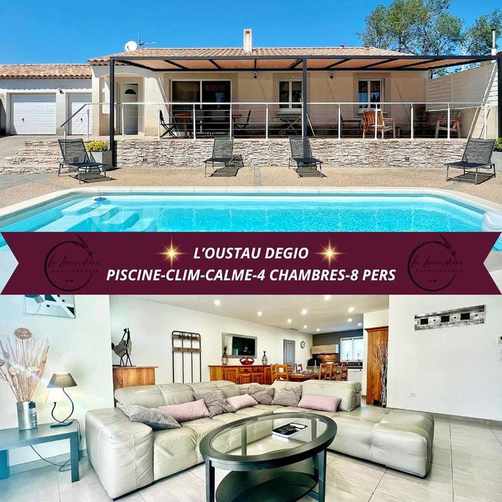 Chalet para 8 personas, con jardín además de vistas y piscina - 1