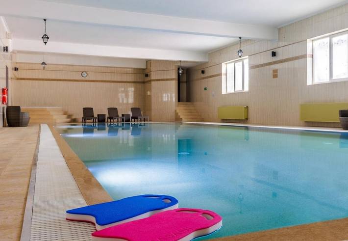 Aparthotel dla 2 osób, z ogród i sauna oraz widok i basen - 1