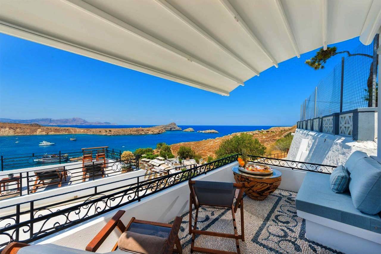 Entire apartment, Superior Studio Apartment with Sea View in Lindos Beach, Lindos