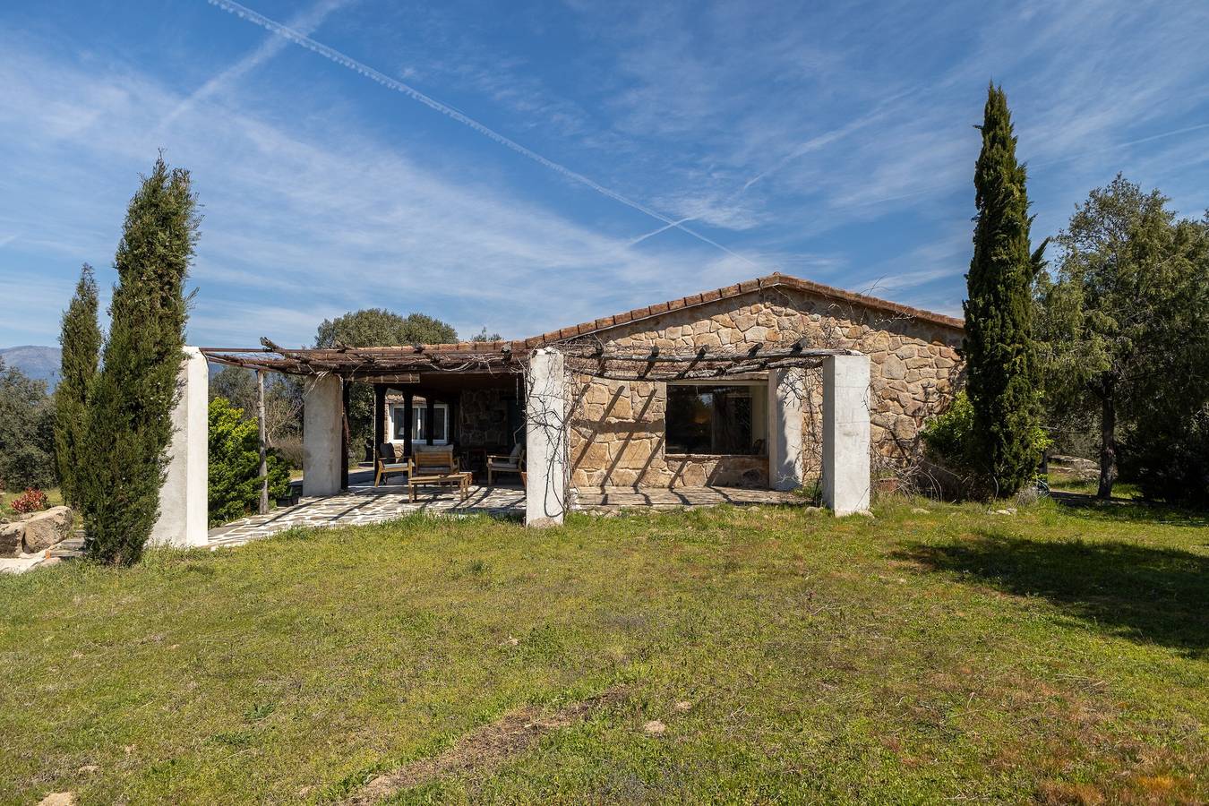 Landhaus 'Casa En El Valle Del Tiétar' mit Bergblick, privatem Pool und Wlan in Fresnedilla, Ávila und Umgebung
