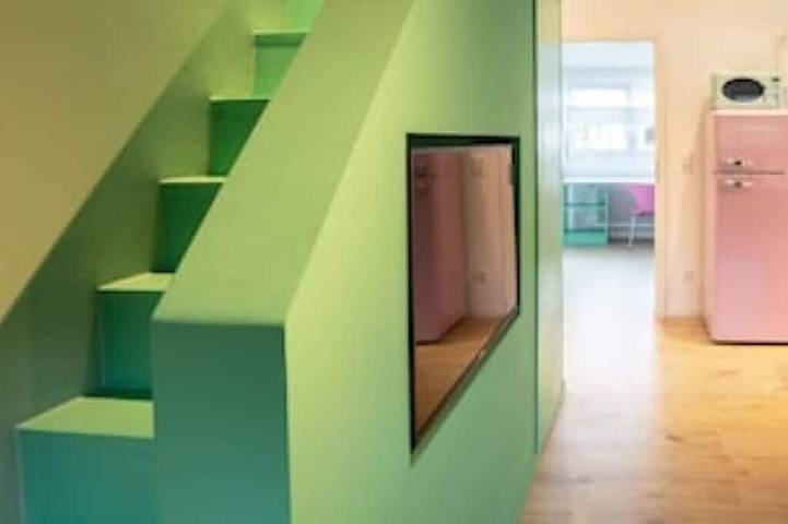 Entire apartment, Moderne, neu Renovierte Dachgeschoßwohnung in Karlsruhe in Karlsruhe, Rhine Plain