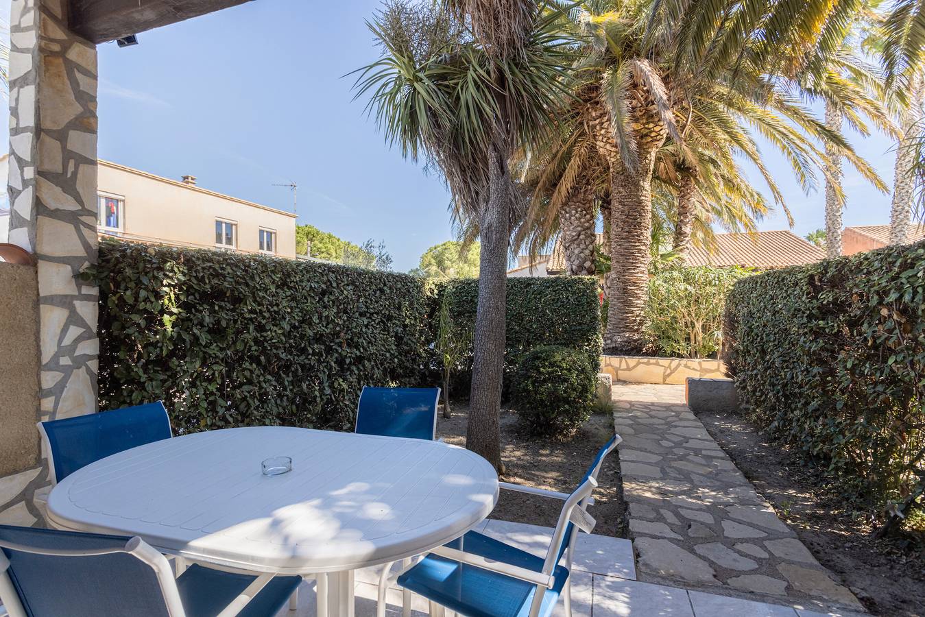 Ferienhaus 'La Capelle 2 Chambres 347' mit Gemeinschaftspool, Wlan und Klimaanlage in Roquefort-des-Corbières, Narbonne und Umgebung