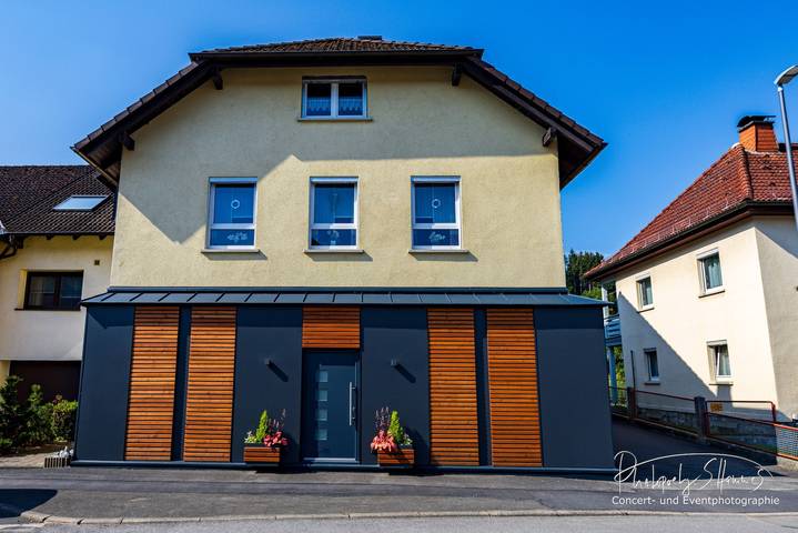 Ferienhaus für 4 Personen, mit Balkon/Terrasse in Wallenfels