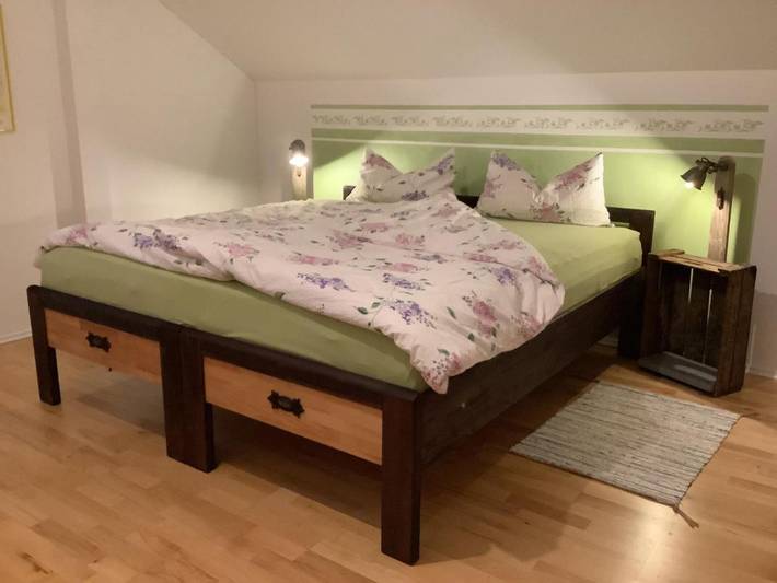 Ferienwohnung für 4 Personen, mit Terrasse und Garten sowie Ausblick in Salzhausen