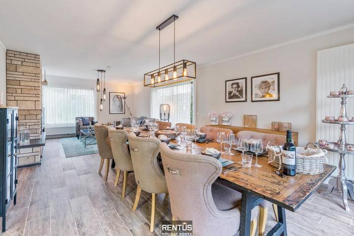 Ferienhaus für 8 Personen, mit Garten und Ausblick in Westende