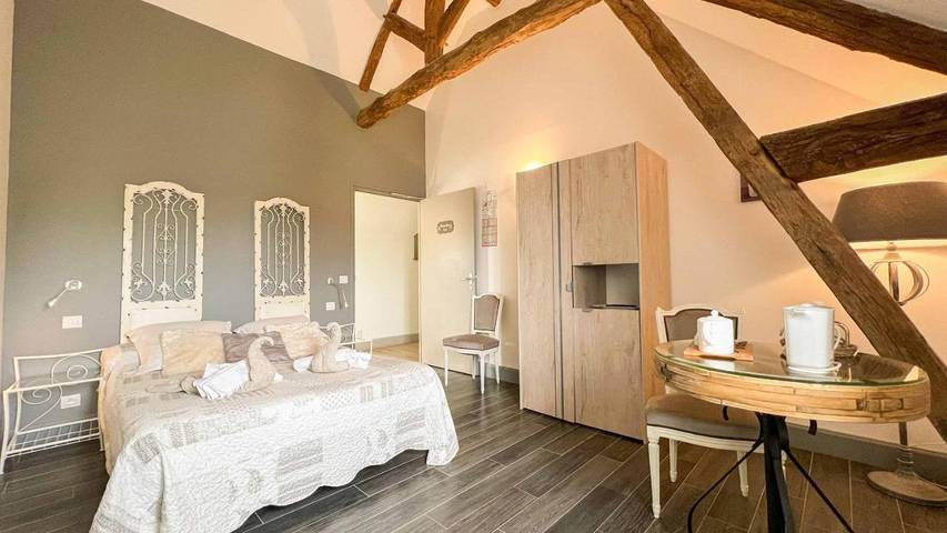 Chambre d’hôte pour 2 personnes, avec Terrasse et Jardin