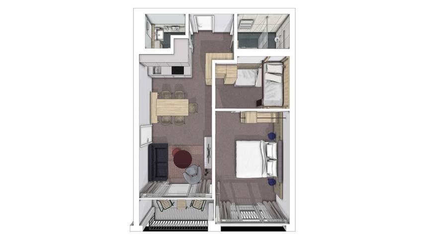 Apartahotel para 7 personas, con balcón, Familias con niños en Suiza