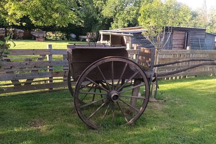 Studio barn conversion land bbq possible render horse in Lourdoueix-Saint-Michel, La Châtre und Umgebung