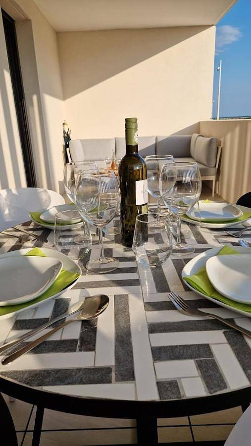 Gîte pour 4 personnes, avec vue et terrasse, animaux acceptés dans Casino de Valras Plage