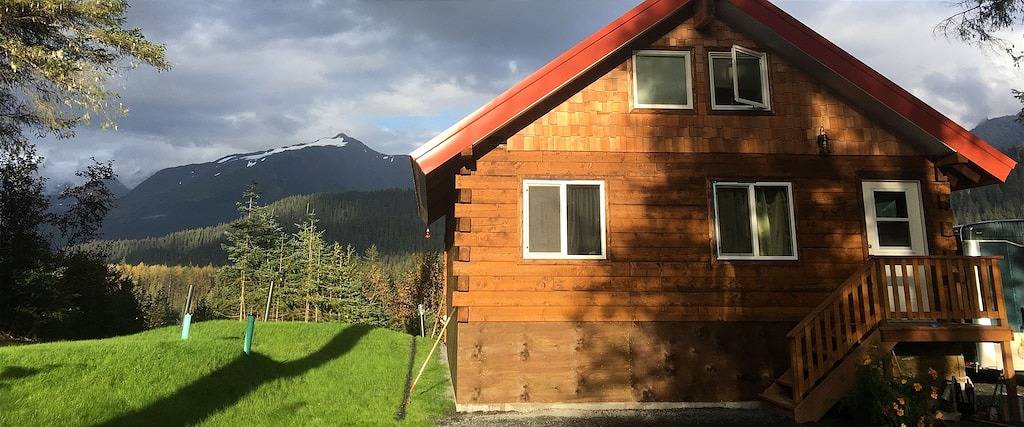Cabane en bois pour 6 personnes, avec balcon et jardin dans Alaska - 4