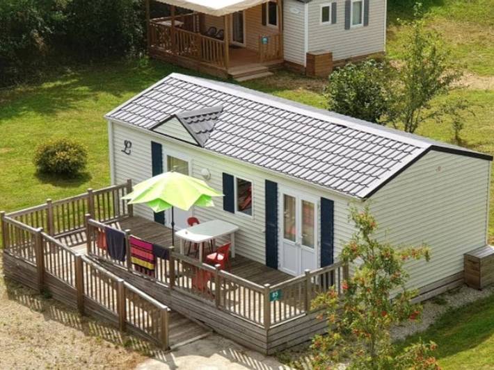 Casa rodante para 4 personas, con terraza y piscina - 1