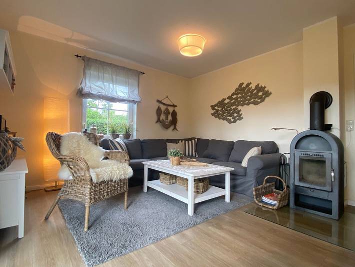 Ferienhaus für 6 Personen, mit Sauna und Ausblick sowie Garten