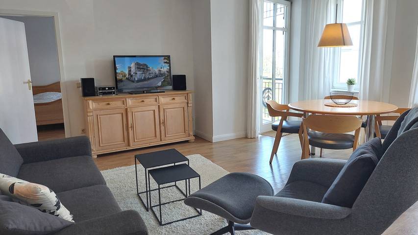 Ferienwohnung für 3 Personen, mit Balkon in Binz