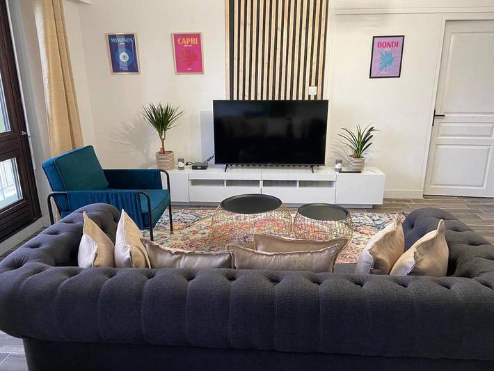 Appartement de vacances pour 8 personnes, avec terrasse et vue