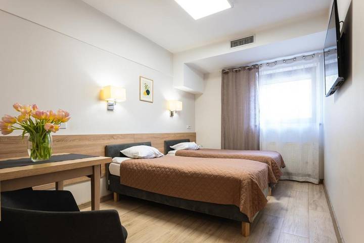Bed & breakfast dla 4 osób, z balkon w Ząbki