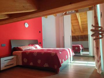 Gîte pour 7 personnes, avec balcon et vue dans Fénis