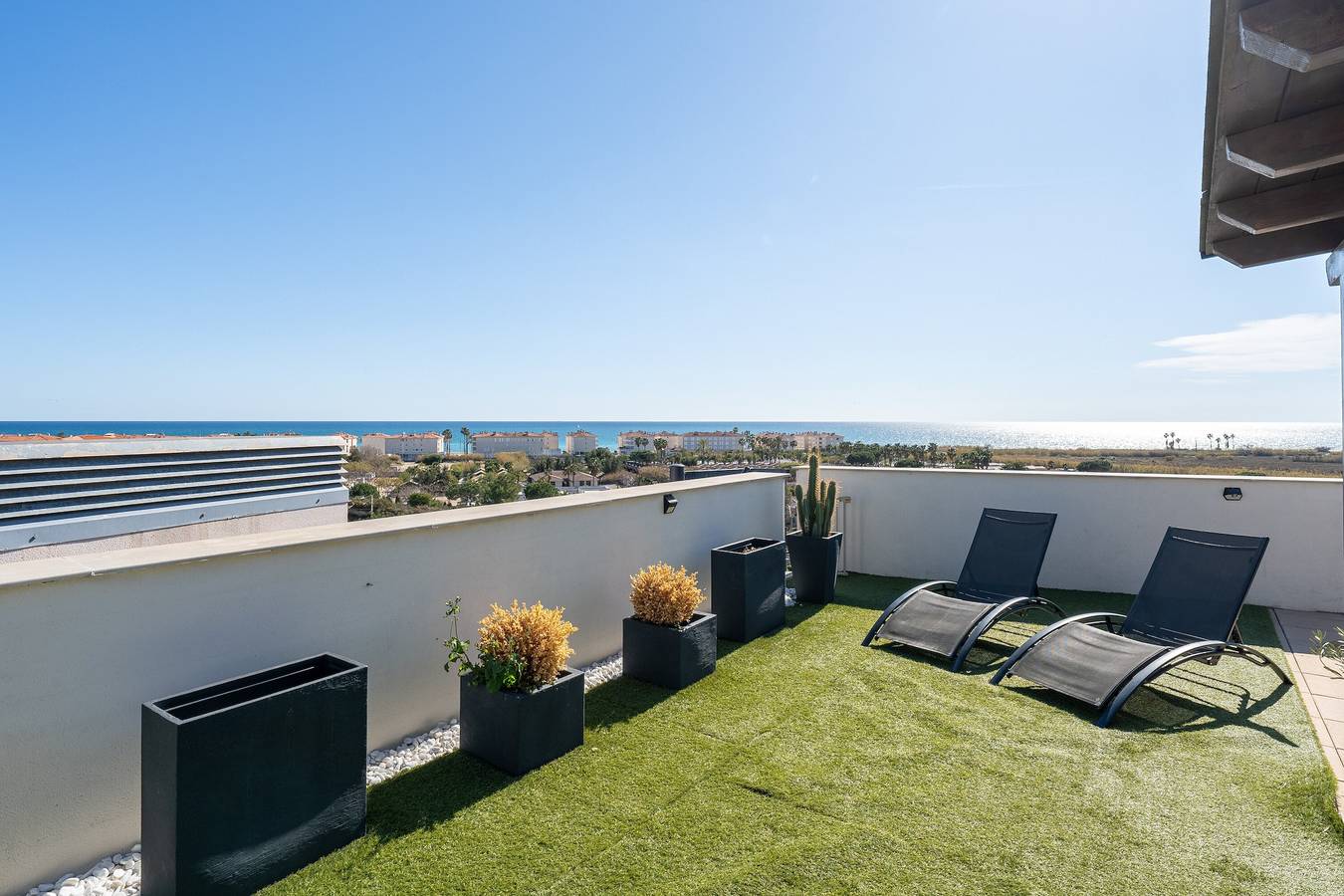 Ganze Wohnung, Ferienwohnung 'Sunset- Spa and Bbq' mit Meerblick, Wlan und Klimaanlage in el Vendrell, Costa Dorada