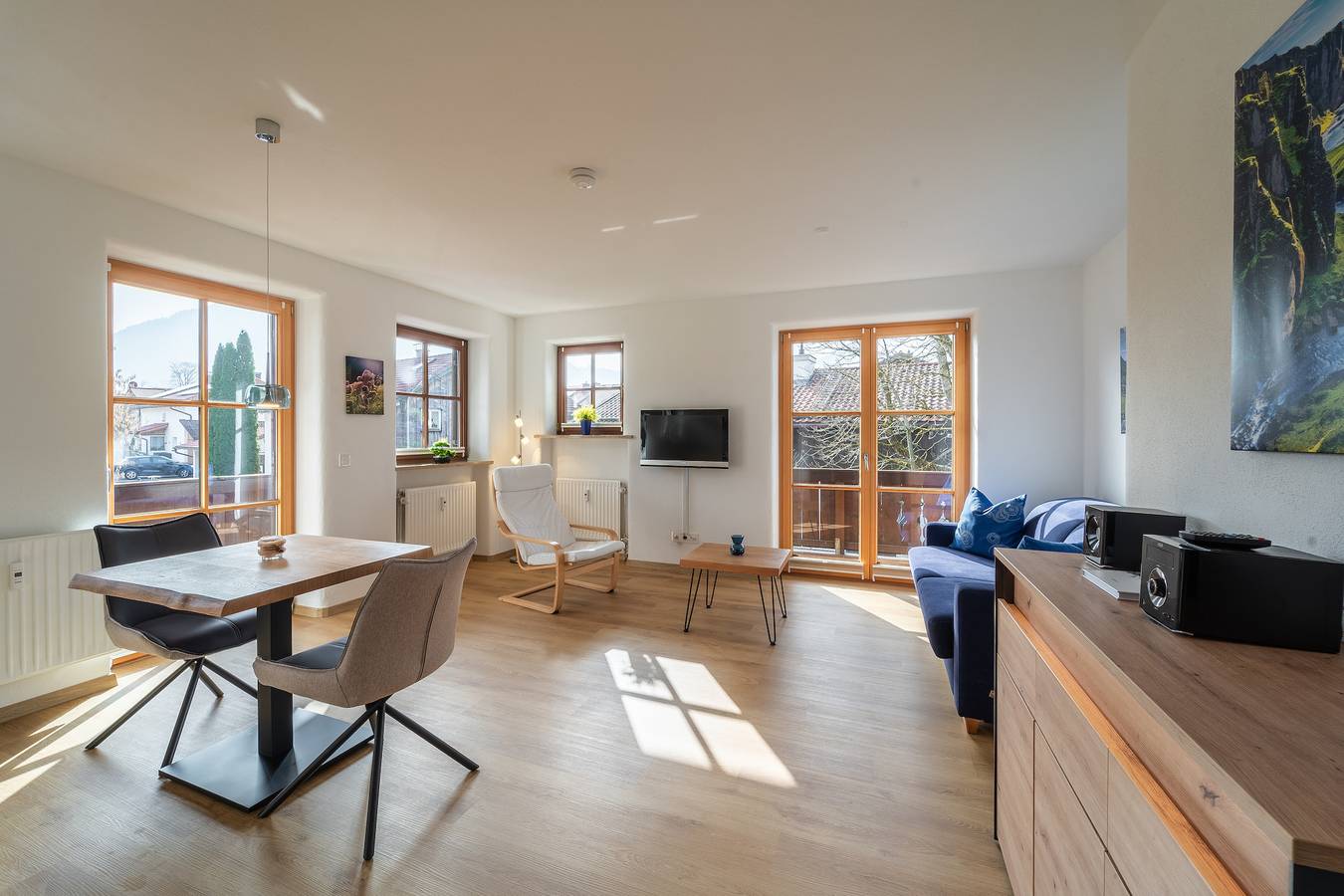 Ganze Ferienwohnung, Am Sonneneck - Dreigipfelblick  Fewo6 mit Sauna in Ruhpolding, Bayerische Alpen