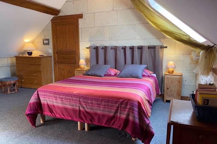 Gîte pour 4 personnes, avec jacuzzi ainsi que terrasse et jardin à Beaumont-en-Véron - 2