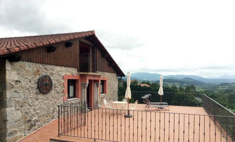 Gîte pour 6 personnes, avec jardin et vue à Gautegiz Arteaga - 3